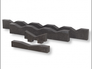Rohrlagerung Transportsicherung Rundstab Halterung – pipe transport support V-block prismablok – prisme de support – bloque en V – sichere Fixierung für Lagerung und Transport