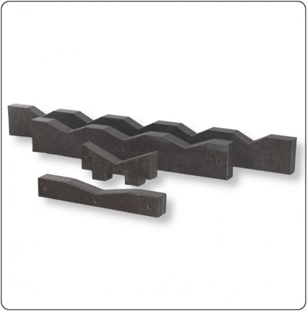 Rohrlagerung Transportsicherung Rundstab Halterung – pipe transport support V-block prismablok – prisme de support – bloque en V – sichere Fixierung für Lagerung und Transport