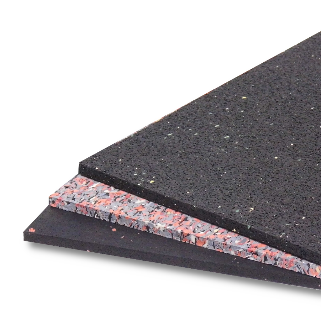 REGUPOL Antirutschmatte aus recyceltem Elastomer – langlebige und nachhaltige Lösung für sichere Ladungssicherung, Vibrationsdämpfung und Schutz von Waren beim Transport und in der Logistik.