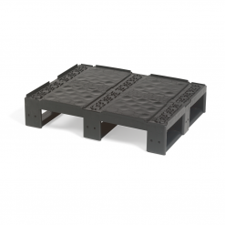 🇩🇪 Deutsch Kunststoff-Halbpalette für Transport und Lagerung, stabile und hygienische Mehrwegpalette 🇬🇧 Englisch Plastic half pallet for transport and storage, durable and hygienic reusable pallet 🇪🇸 Spanisch Media paleta de plástico para transporte y almacenamiento, duradera e higiénica 🇫🇷 Französisch Demi-palette en plastique pour le transport et le stockage, robuste et hygiénique 🇮🇹 Italienisch Mezza pallet in plastica per trasporto e stoccaggio, resistente e igienica 🇵🇱 Polnisch Półpaleta z tworzywa sztucznego do transportu i magazynowania, trwała i higieniczna 🇳🇱 Niederländisch Kunststof halve pallet voor transport en opslag, duurzaam en hygiënisch