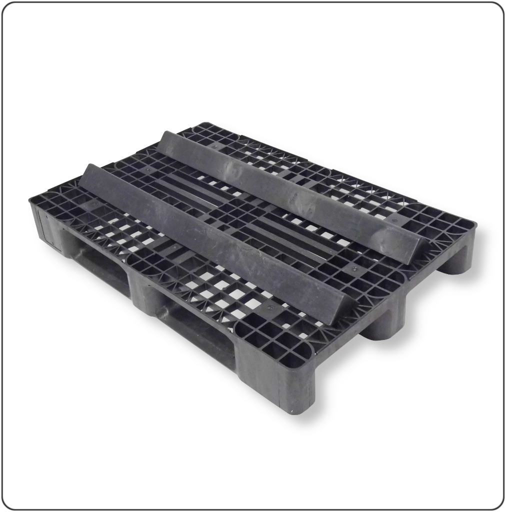 Palettenkeil – Einrast-/Einsteckkeil zur Ladungssicherung von Rollen und Rundgütern auf Europaletten aus Holz oder Kunststoff