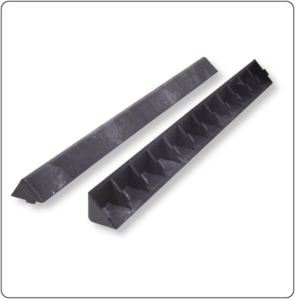 Palettenkeil – Einrast-/Einsteckkeil zur Ladungssicherung von Rollen und Rundgütern auf Europaletten aus Holz oder Kunststoff