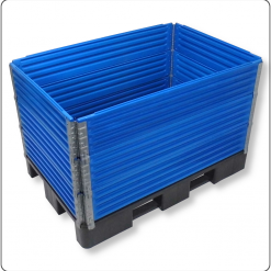 Aufsatzrahmen für Europaletten 1200x800 mm – stabiler Palettenrahmen aus Kunststoff oder Holz für Lagerung, Transport und sichere Mehrwegverpackung.