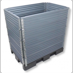 Aufsatzrahmen für Europaletten 1200x800 mm – stabiler Palettenrahmen aus Kunststoff oder Holz für Lagerung, Transport und sichere Mehrwegverpackung.