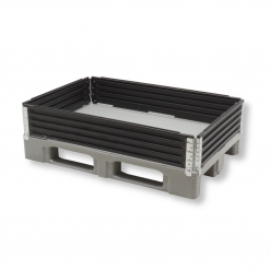 Aufsatzrahmen für Europaletten 1200x800 mm – stabiler Palettenrahmen aus Kunststoff oder Holz für Lagerung, Transport und sichere Mehrwegverpackung.