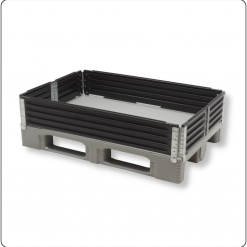 Aufsatzrahmen für Europaletten 1200x800 mm – stabiler Palettenrahmen aus Kunststoff oder Holz für Lagerung, Transport und sichere Mehrwegverpackung.