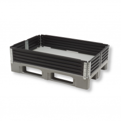 Aufsatzrahmen für Europaletten 1200x800 mm – stabiler Palettenrahmen aus Kunststoff oder Holz für Lagerung, Transport und sichere Mehrwegverpackung.