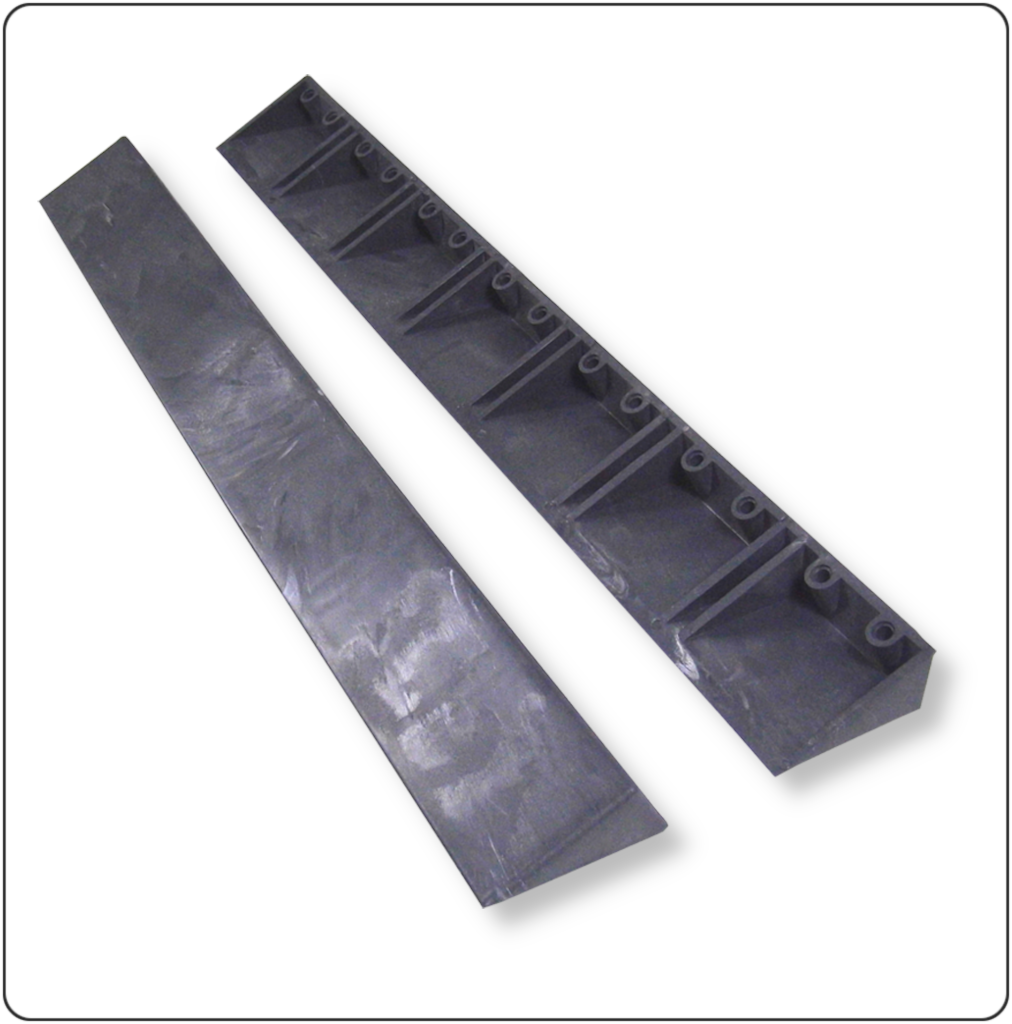 PUK3 Auflegekeil mit Antirutsch-Gummifüßen – Ladungssicherung für Rollen & Rundgüter auf Europaletten