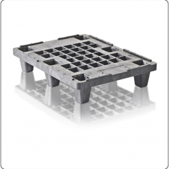 🇩🇪 Deutsch Kunststoff-Halbpalette für Transport und Lagerung, stabile und hygienische Mehrwegpalette 🇬🇧 Englisch Plastic half pallet for transport and storage, durable and hygienic reusable pallet 🇪🇸 Spanisch Media paleta de plástico para transporte y almacenamiento, duradera e higiénica 🇫🇷 Französisch Demi-palette en plastique pour le transport et le stockage, robuste et hygiénique 🇮🇹 Italienisch Mezza pallet in plastica per trasporto e stoccaggio, resistente e igienica 🇵🇱 Polnisch Półpaleta z tworzywa sztucznego do transportu i magazynowania, trwała i higieniczna 🇳🇱 Niederländisch Kunststof halve pallet voor transport en opslag, duurzaam en hygiënisch