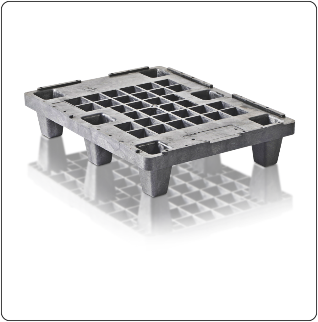 🇩🇪 Deutsch Kunststoff-Halbpalette für Transport und Lagerung, stabile und hygienische Mehrwegpalette 🇬🇧 Englisch Plastic half pallet for transport and storage, durable and hygienic reusable pallet 🇪🇸 Spanisch Media paleta de plástico para transporte y almacenamiento, duradera e higiénica 🇫🇷 Französisch Demi-palette en plastique pour le transport et le stockage, robuste et hygiénique 🇮🇹 Italienisch Mezza pallet in plastica per trasporto e stoccaggio, resistente e igienica 🇵🇱 Polnisch Półpaleta z tworzywa sztucznego do transportu i magazynowania, trwała i higieniczna 🇳🇱 Niederländisch Kunststof halve pallet voor transport en opslag, duurzaam en hygiënisch