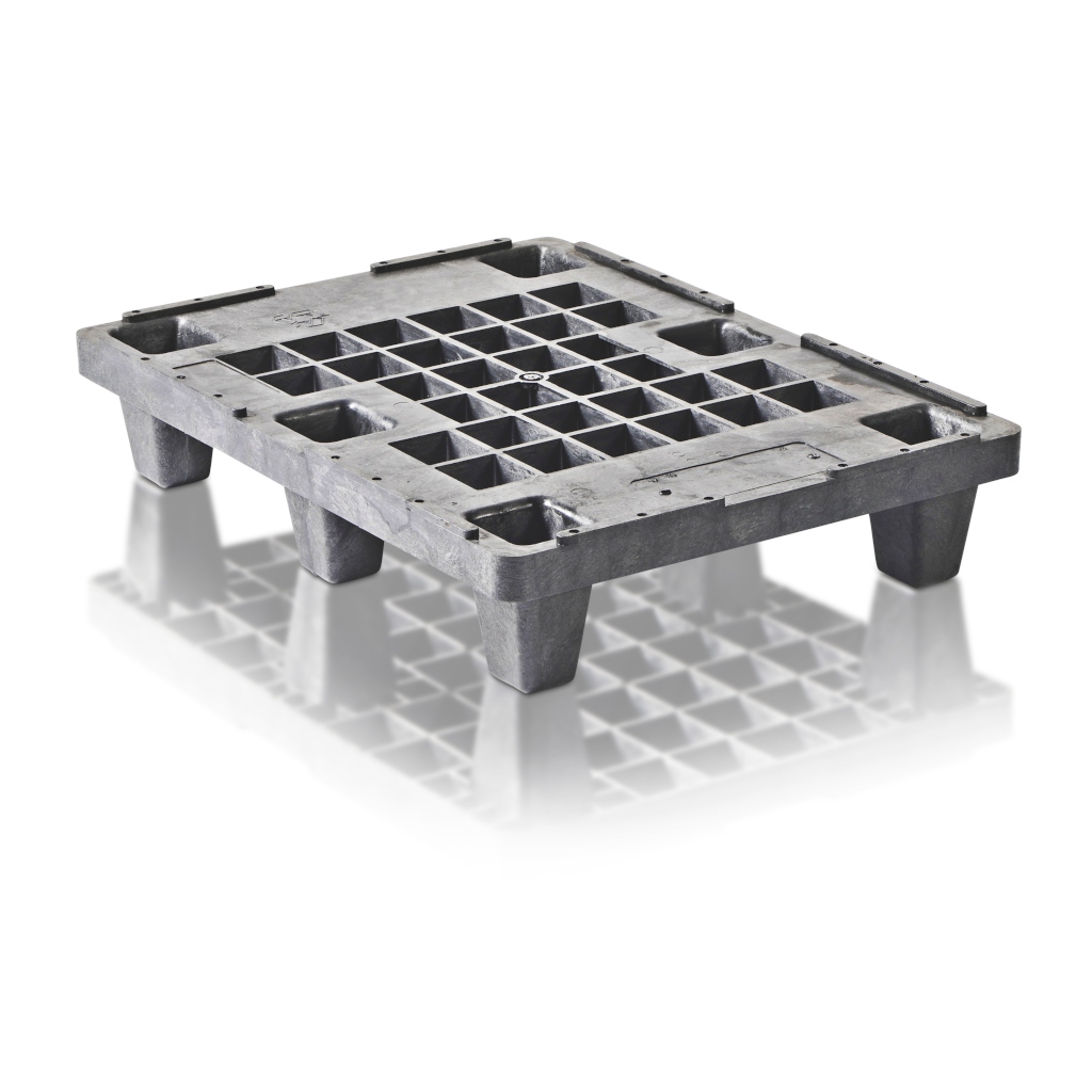 🇩🇪 Deutsch Kunststoff-Halbpalette für Transport und Lagerung, stabile und hygienische Mehrwegpalette 🇬🇧 Englisch Plastic half pallet for transport and storage, durable and hygienic reusable pallet 🇪🇸 Spanisch Media paleta de plástico para transporte y almacenamiento, duradera e higiénica 🇫🇷 Französisch Demi-palette en plastique pour le transport et le stockage, robuste et hygiénique 🇮🇹 Italienisch Mezza pallet in plastica per trasporto e stoccaggio, resistente e igienica 🇵🇱 Polnisch Półpaleta z tworzywa sztucznego do transportu i magazynowania, trwała i higieniczna 🇳🇱 Niederländisch Kunststof halve pallet voor transport en opslag, duurzaam en hygiënisch