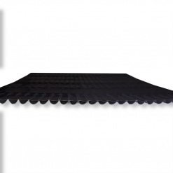 PP-Wellplatte – flexible Palettenzwischenlage - StruCoWell B400 PP-Wellplatte schwarz Wellenprofil fuer Palettenzwischenlage und Transportschutz