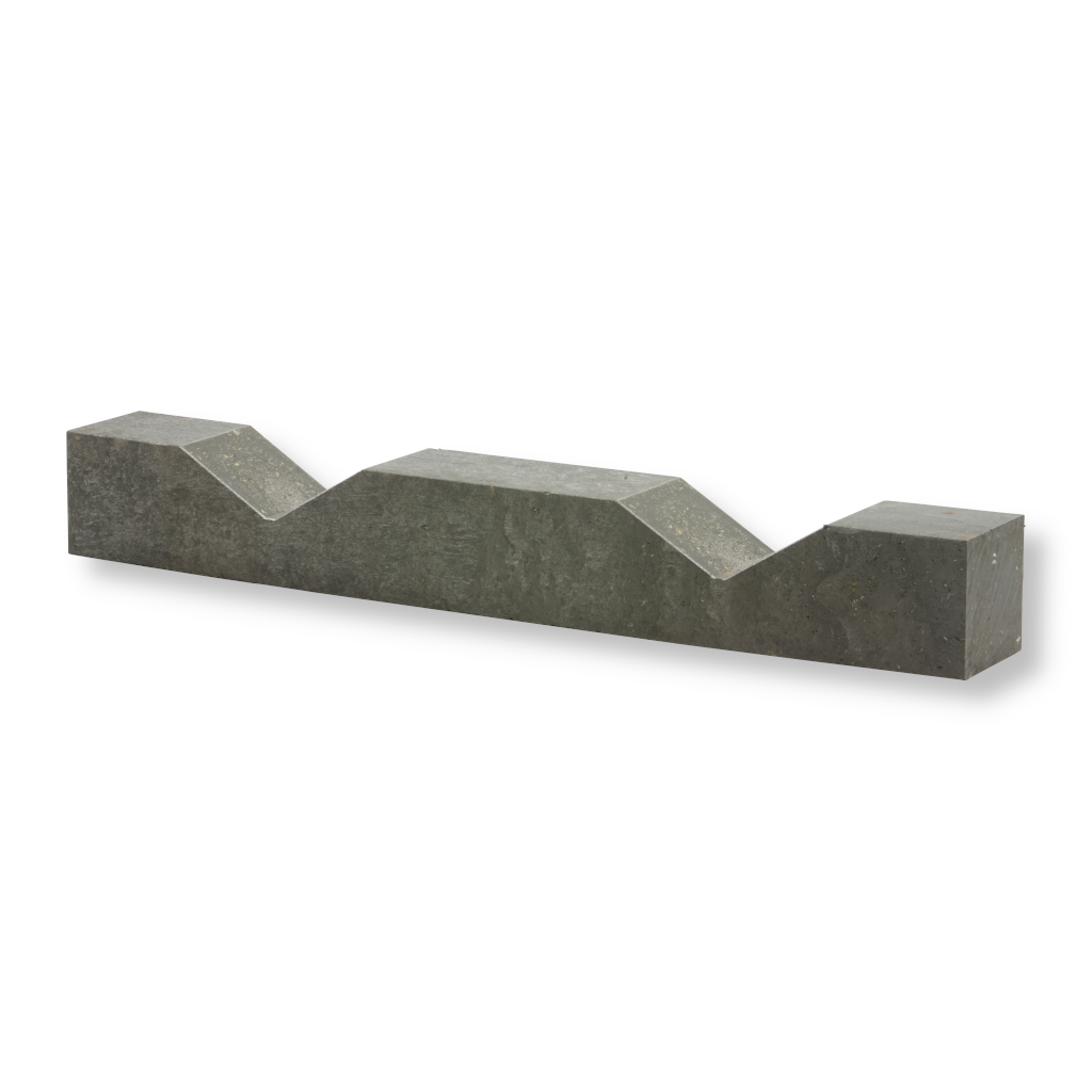 Plastic V-Block 750x100x100 mm for Pipes, Shafts & Round Bars – LP750V2-50008 1 Plastic V-Block 750x100x100 mm made from solid plastic bar with two outer V-grooves for pipes, shafts and round bars